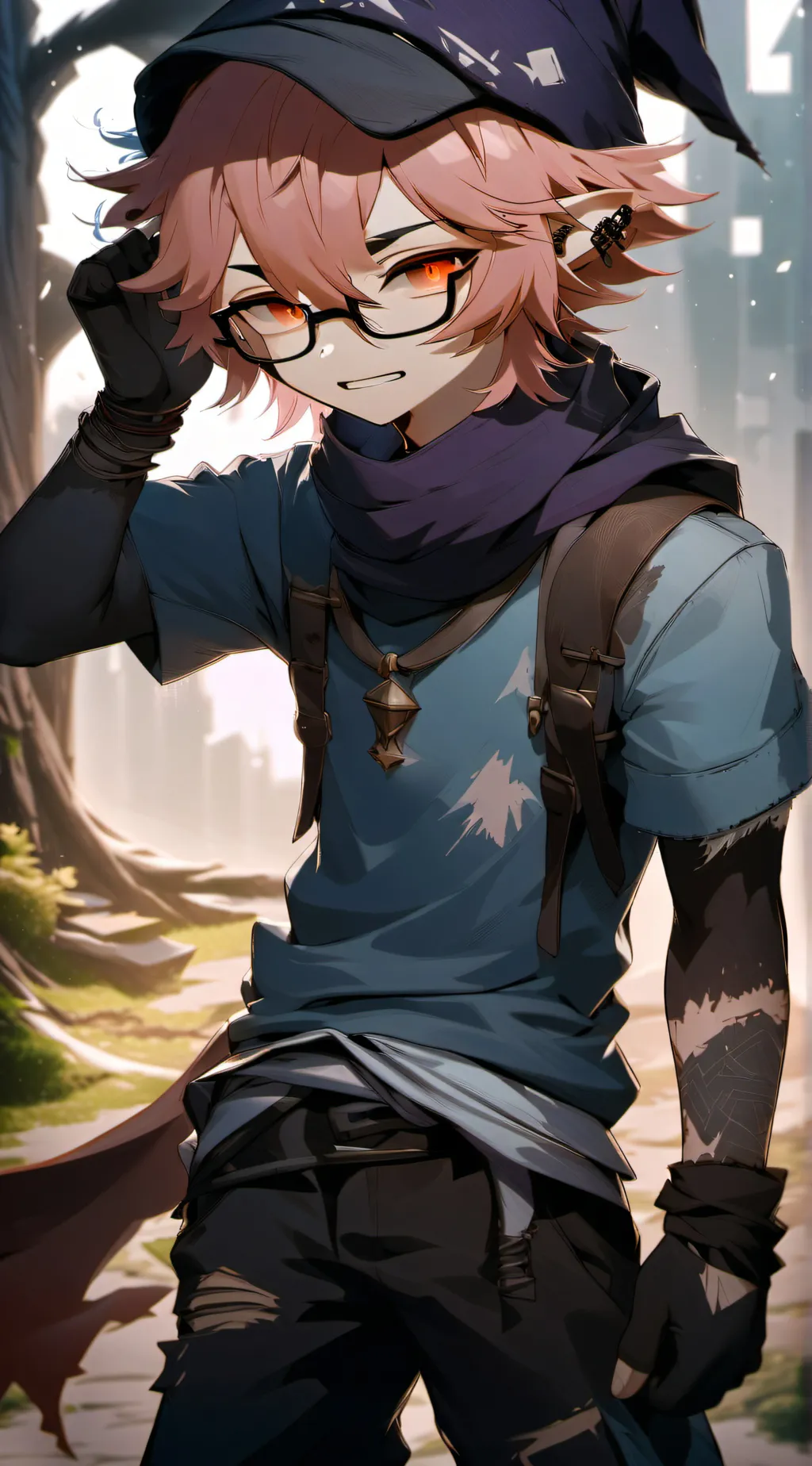 ai character: Remy  background
