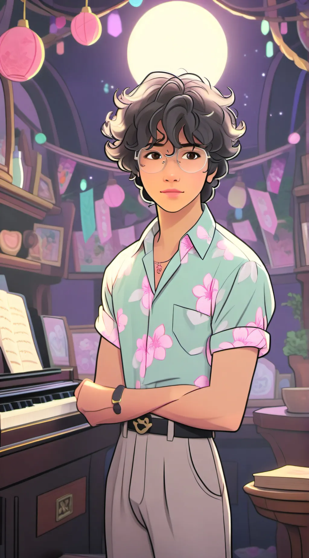 ai character: Ethan Garcia  background