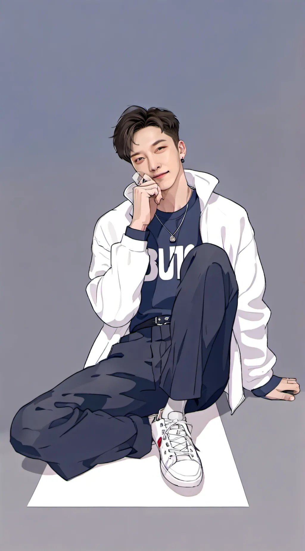 ai character: Bangchan x Han 🎀 background