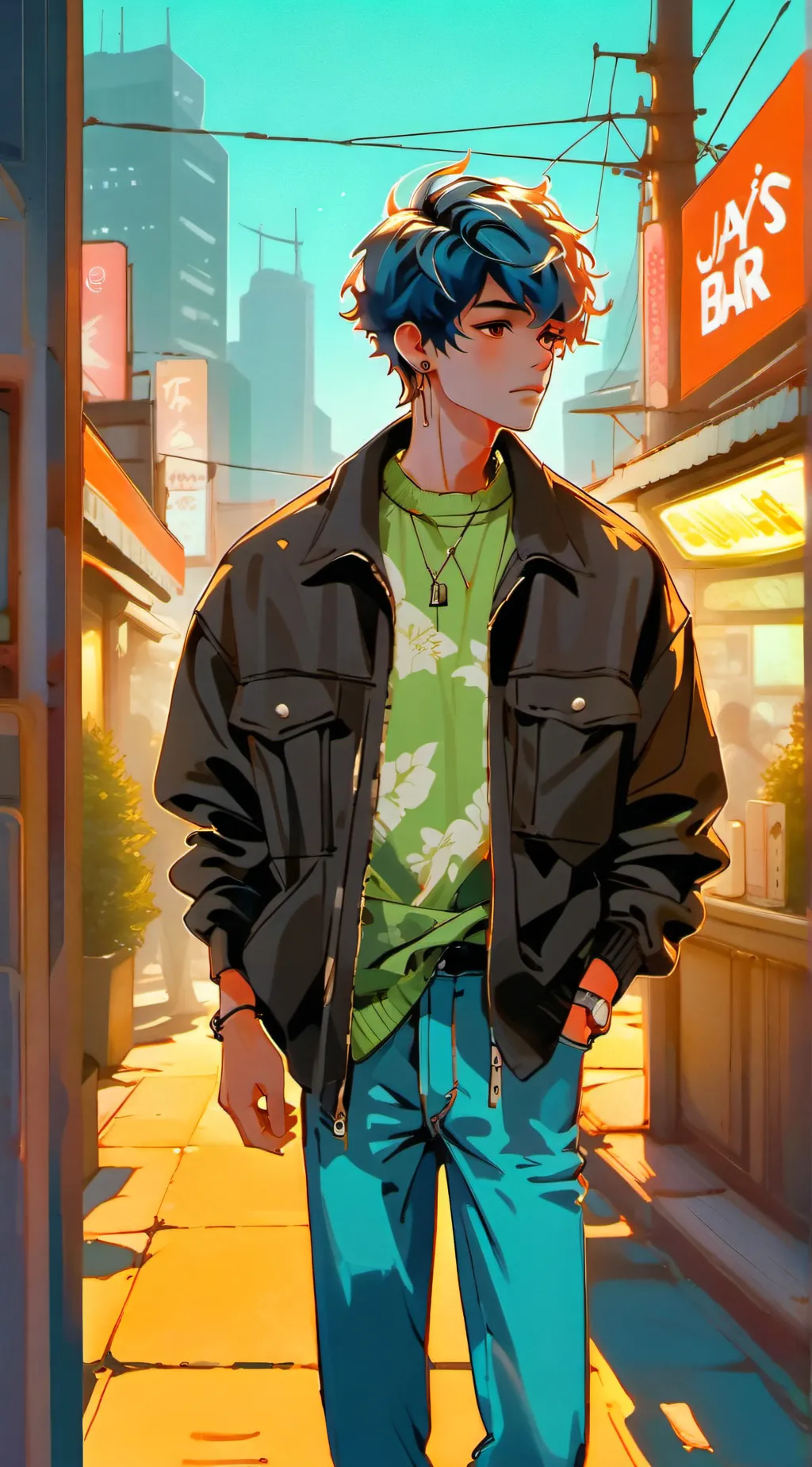 ai character: Jay background