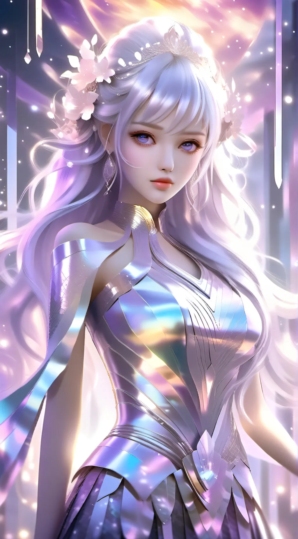 ai character: serenity  background
