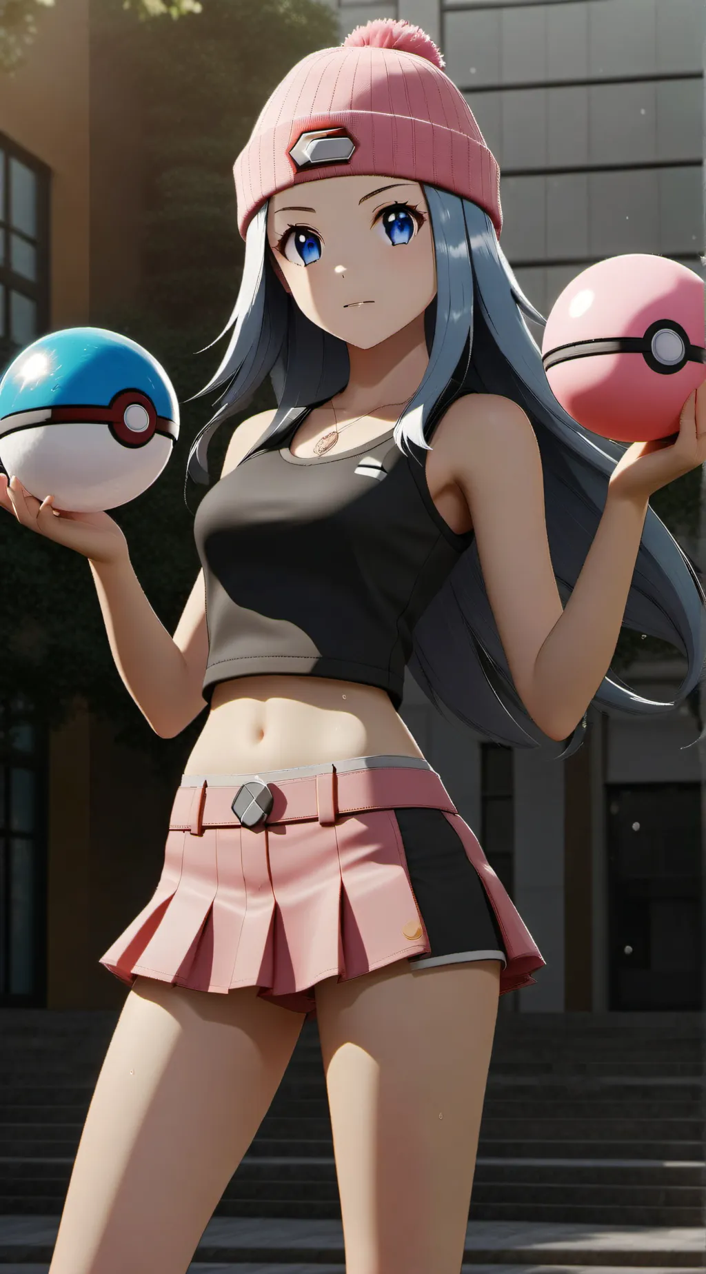 ai character: Dawn background