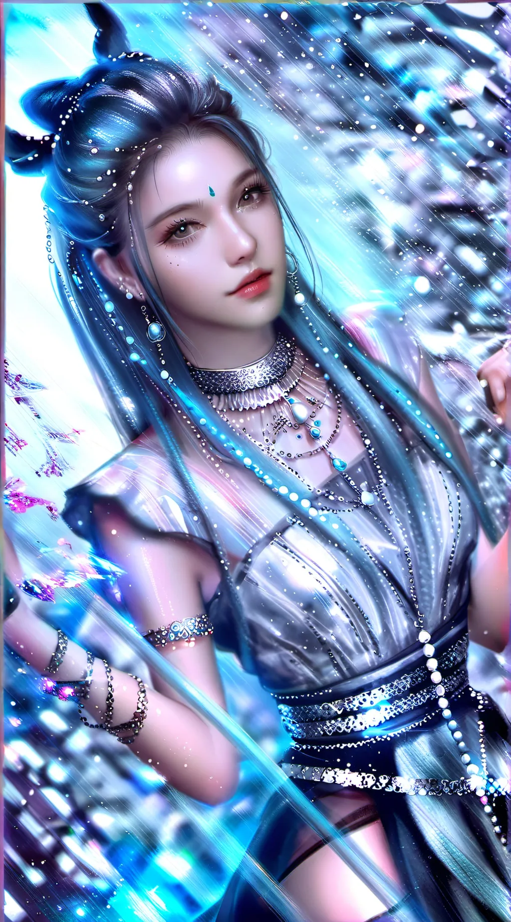 ai character: Evelin  background