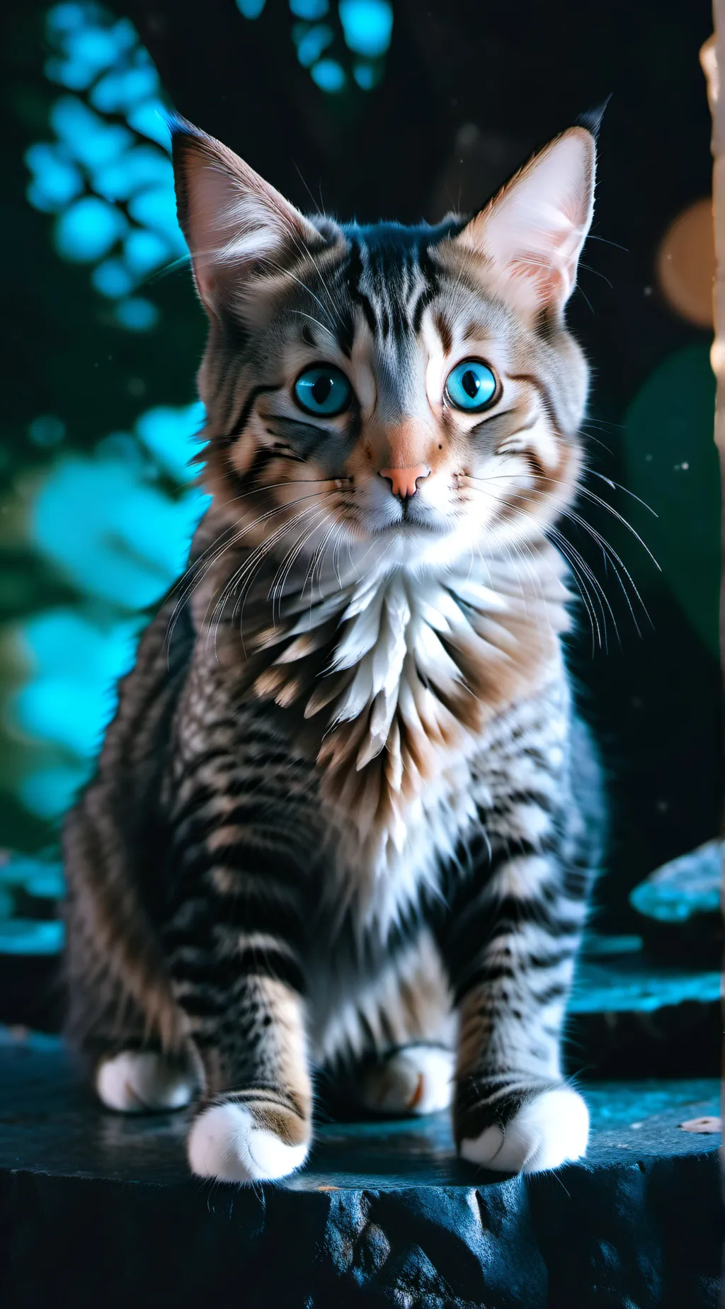 ai character: Kitcat background