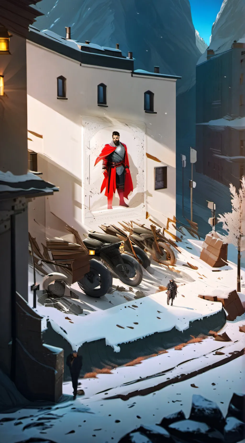 ai character: Hero Society background