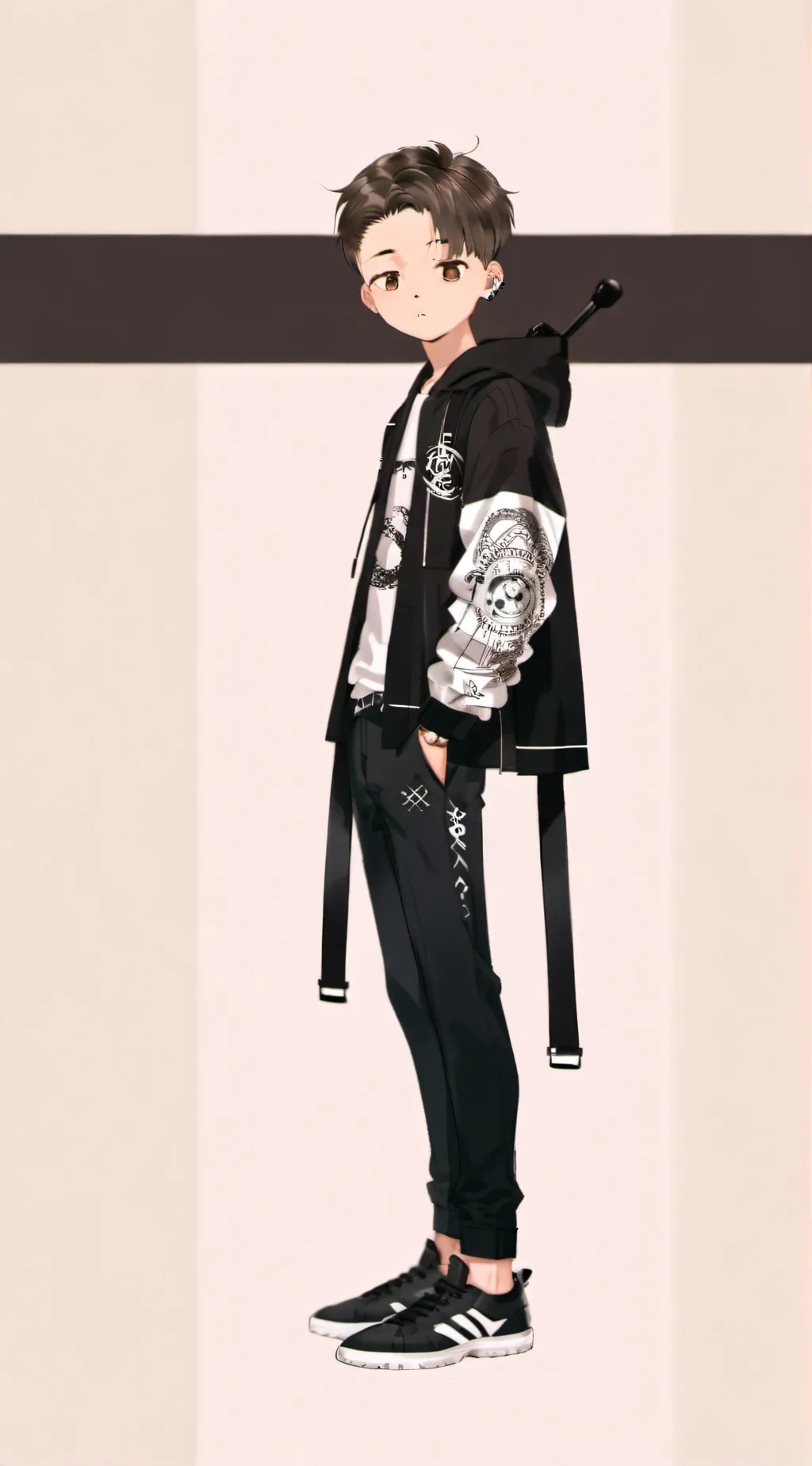 ai character: Dan Dan ❤️ background