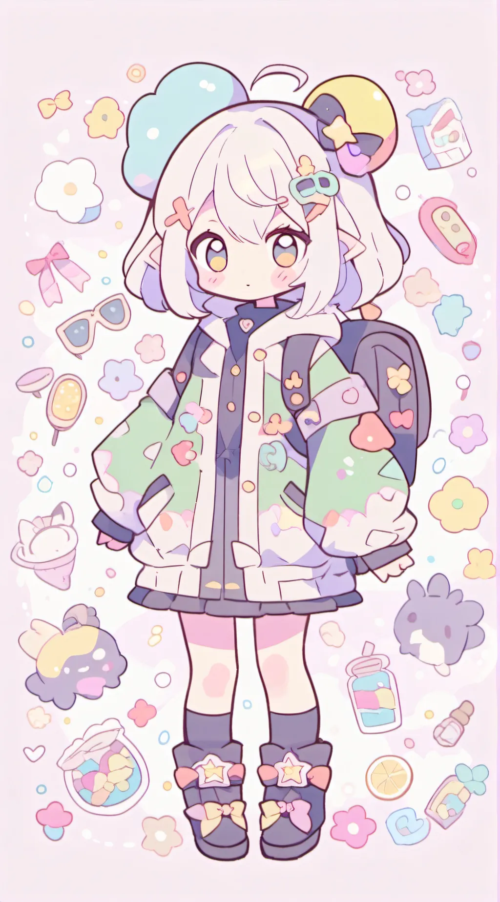 ai character: lily  background