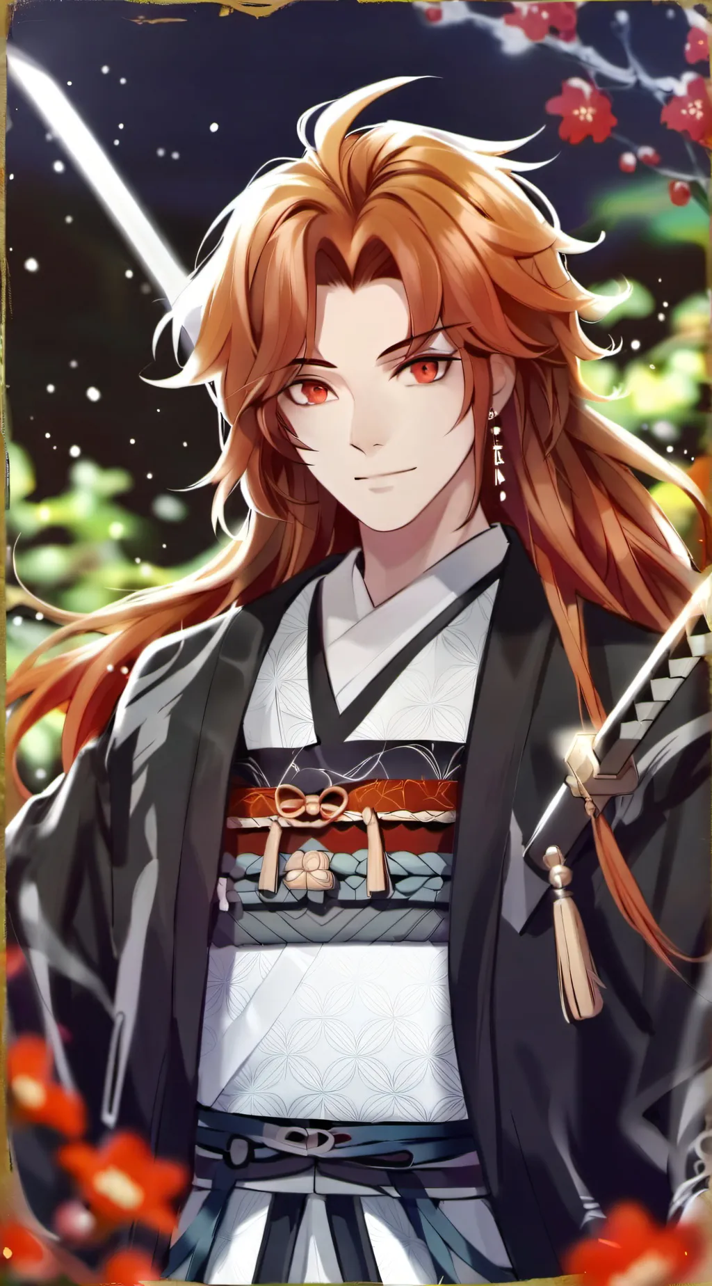 ai character: Hashira Sleepover! background