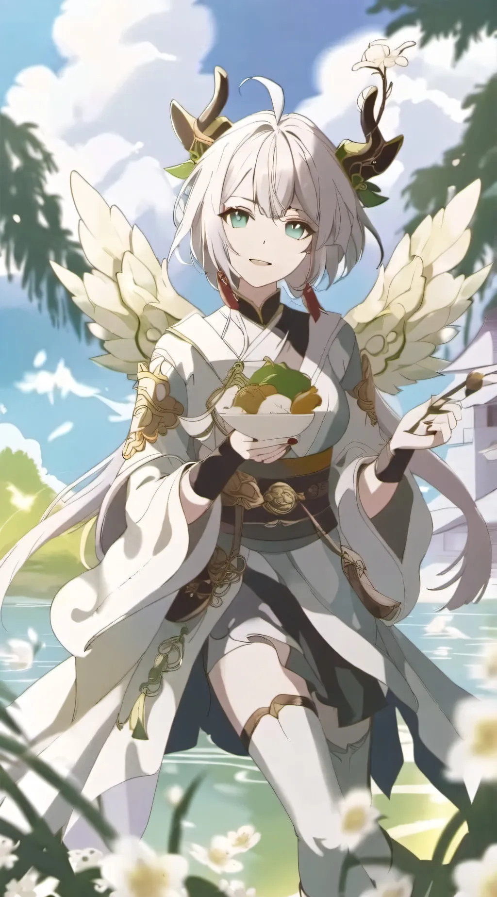 ai character: Nala  background