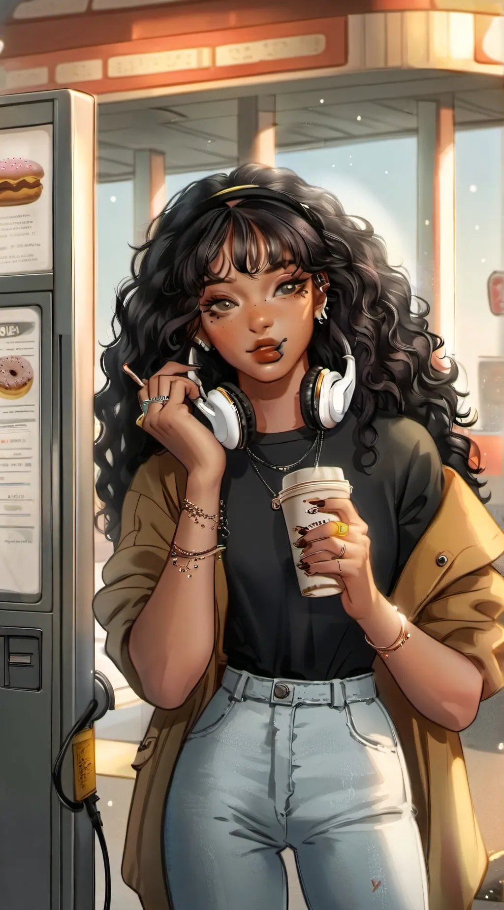 ai character: Izzy background