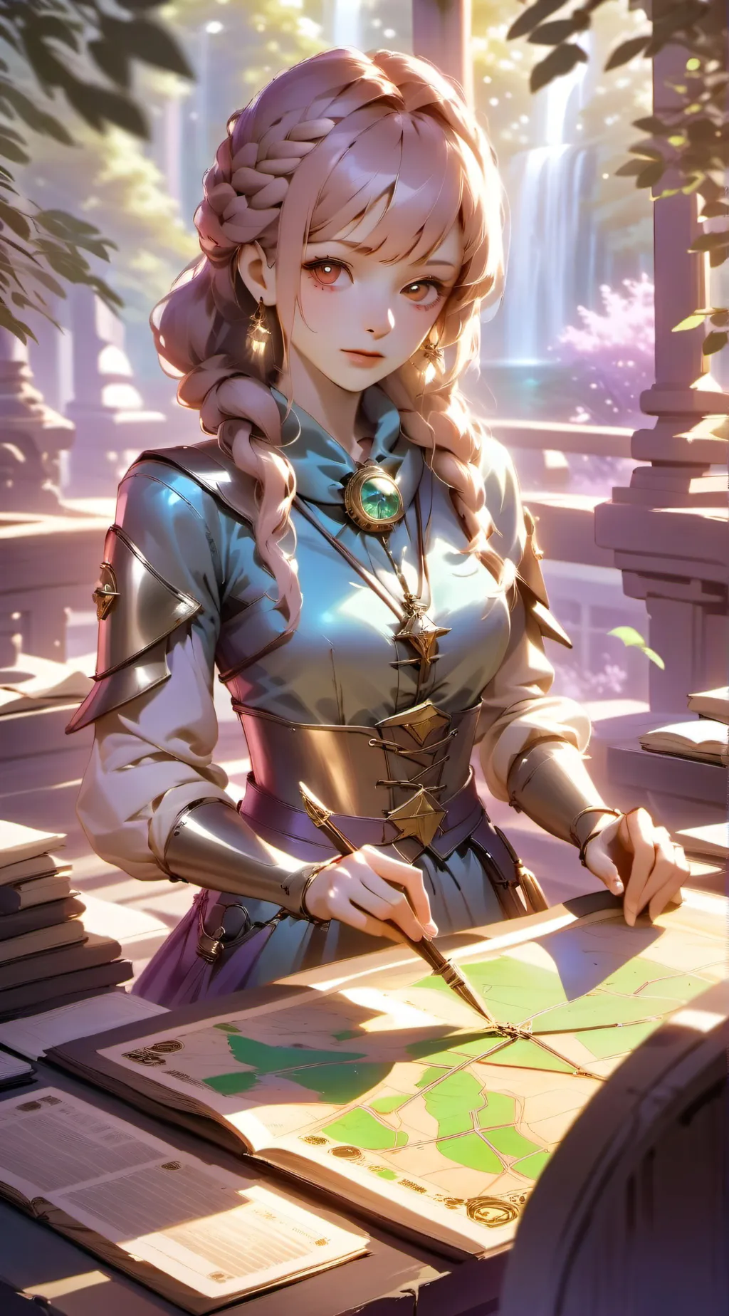 ai character: Aria background