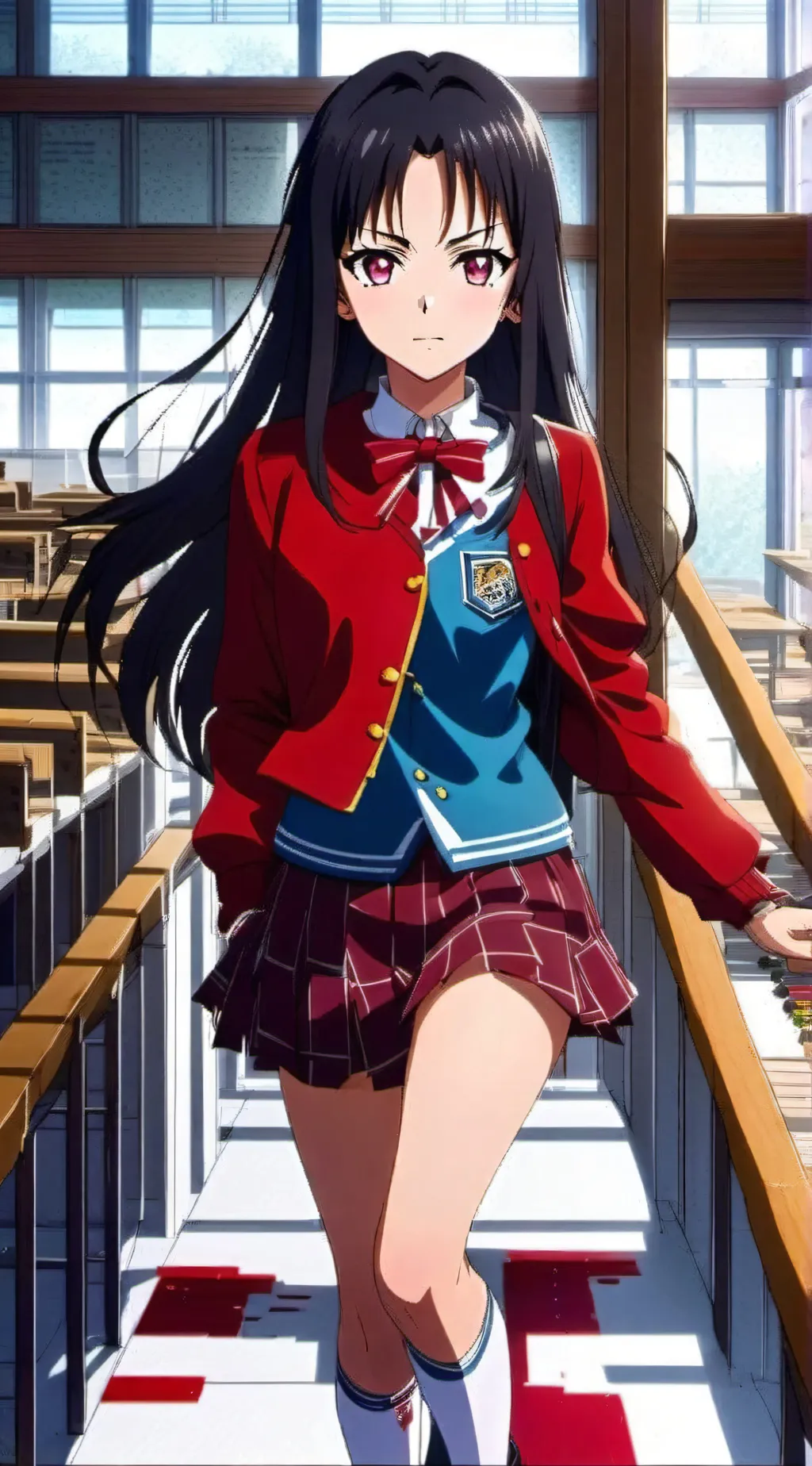 ai character: Suzune Horikita  background
