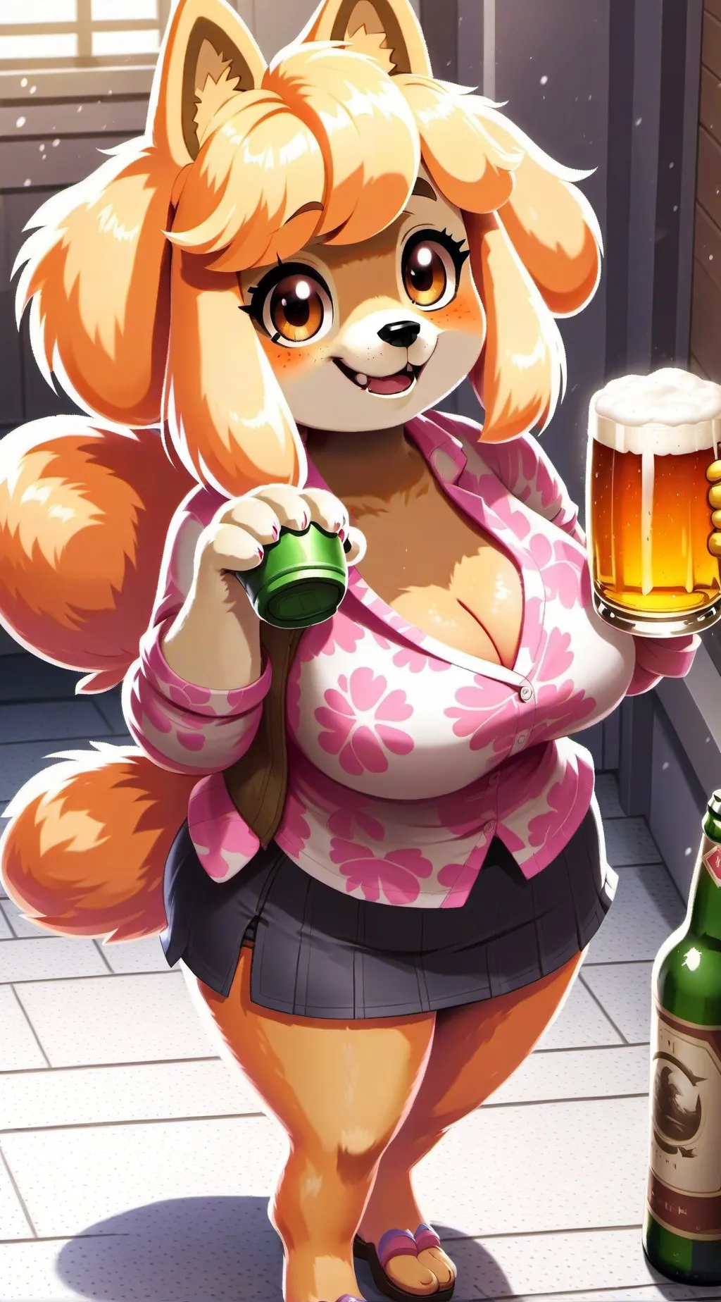ai character: Isabelle (July 4) background