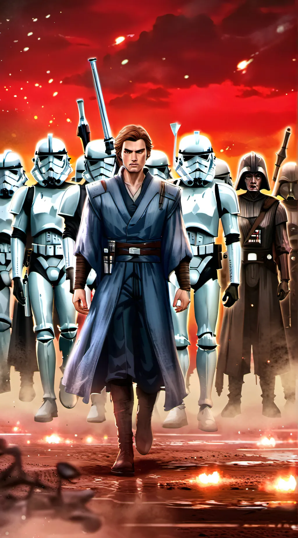 ai character: Clone wars rp background