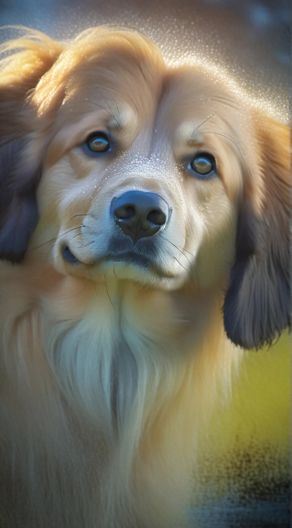 ai character: dog background
