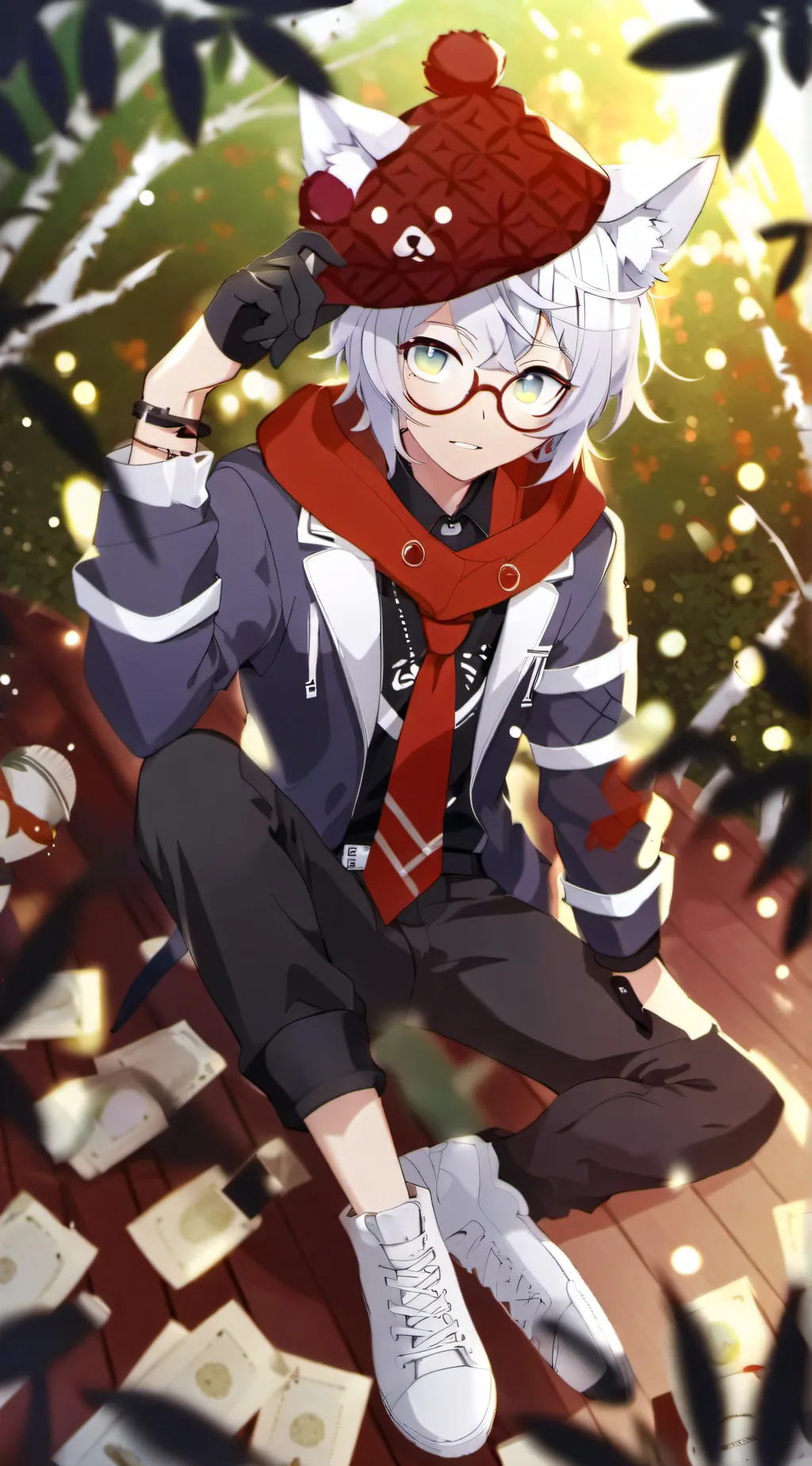 ai character: Damien background