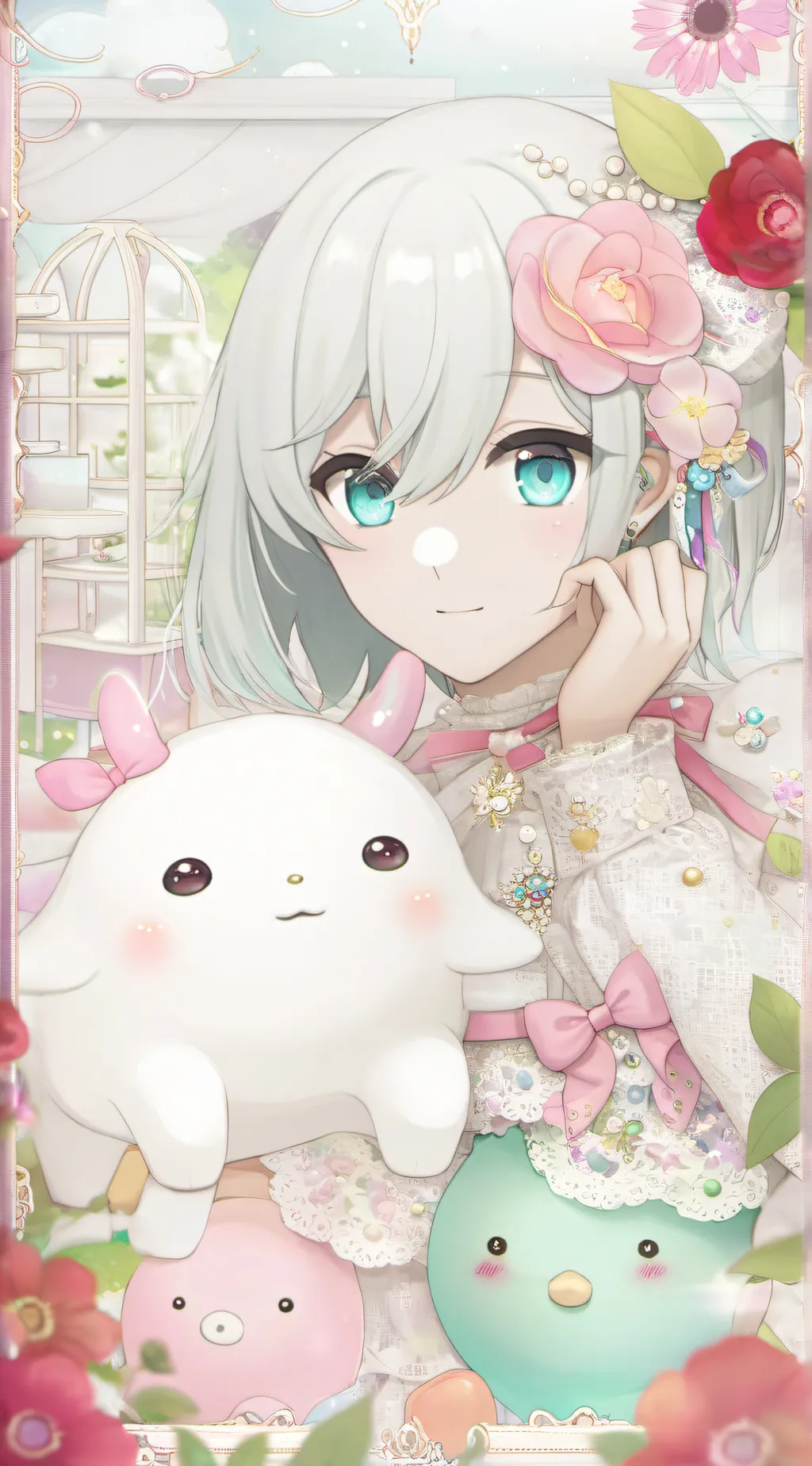 ai character: Be confident background