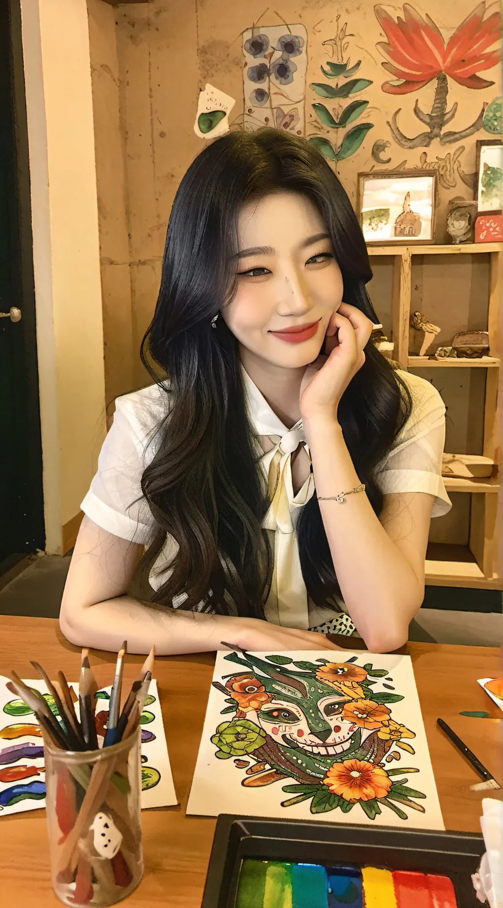ai character: You’re chaeryeong background