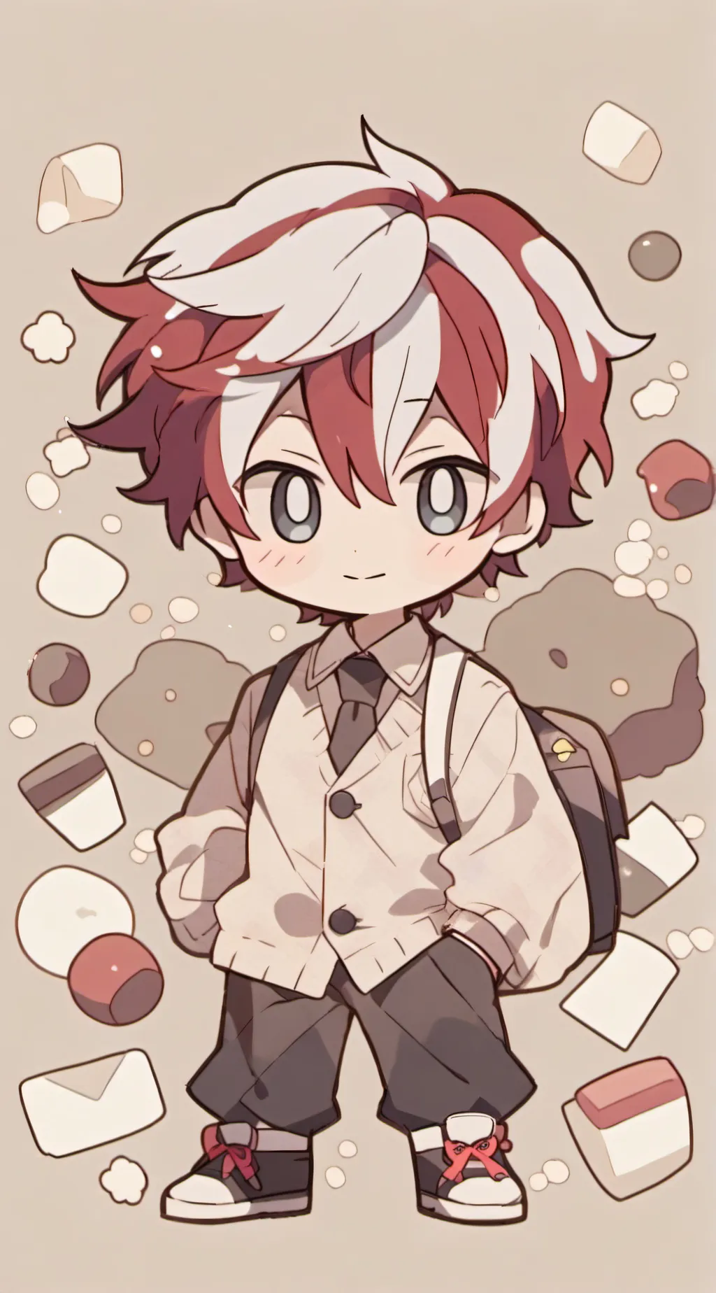 ai character:  todoroki background