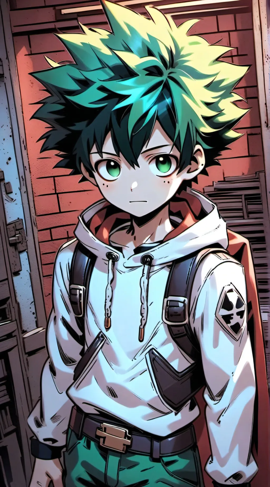 ai character: deku background