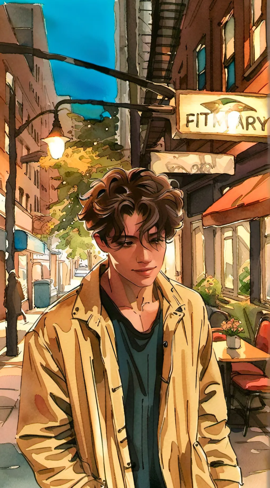 ai character: Enzo Celviya  background