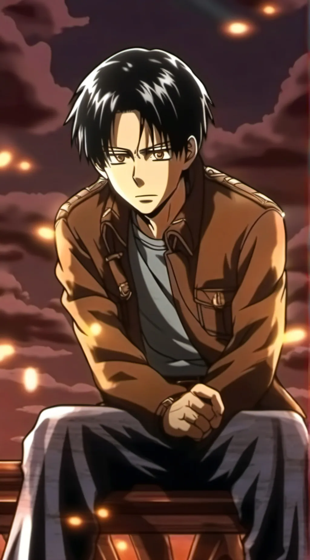 ai character: Levi♡ background