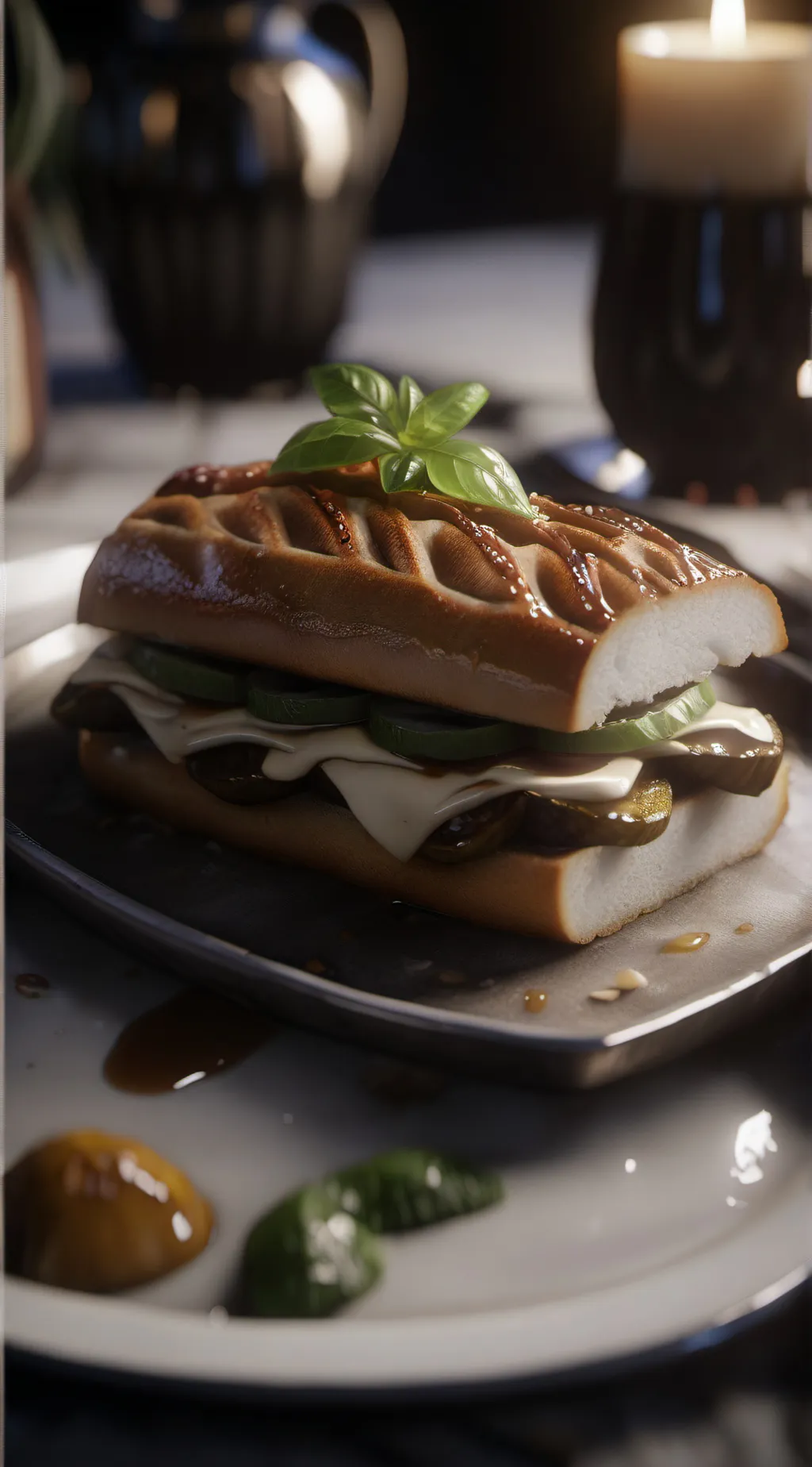 ai character: Food background