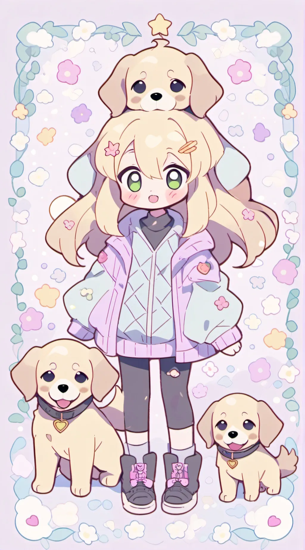 ai character: Puppy lover background