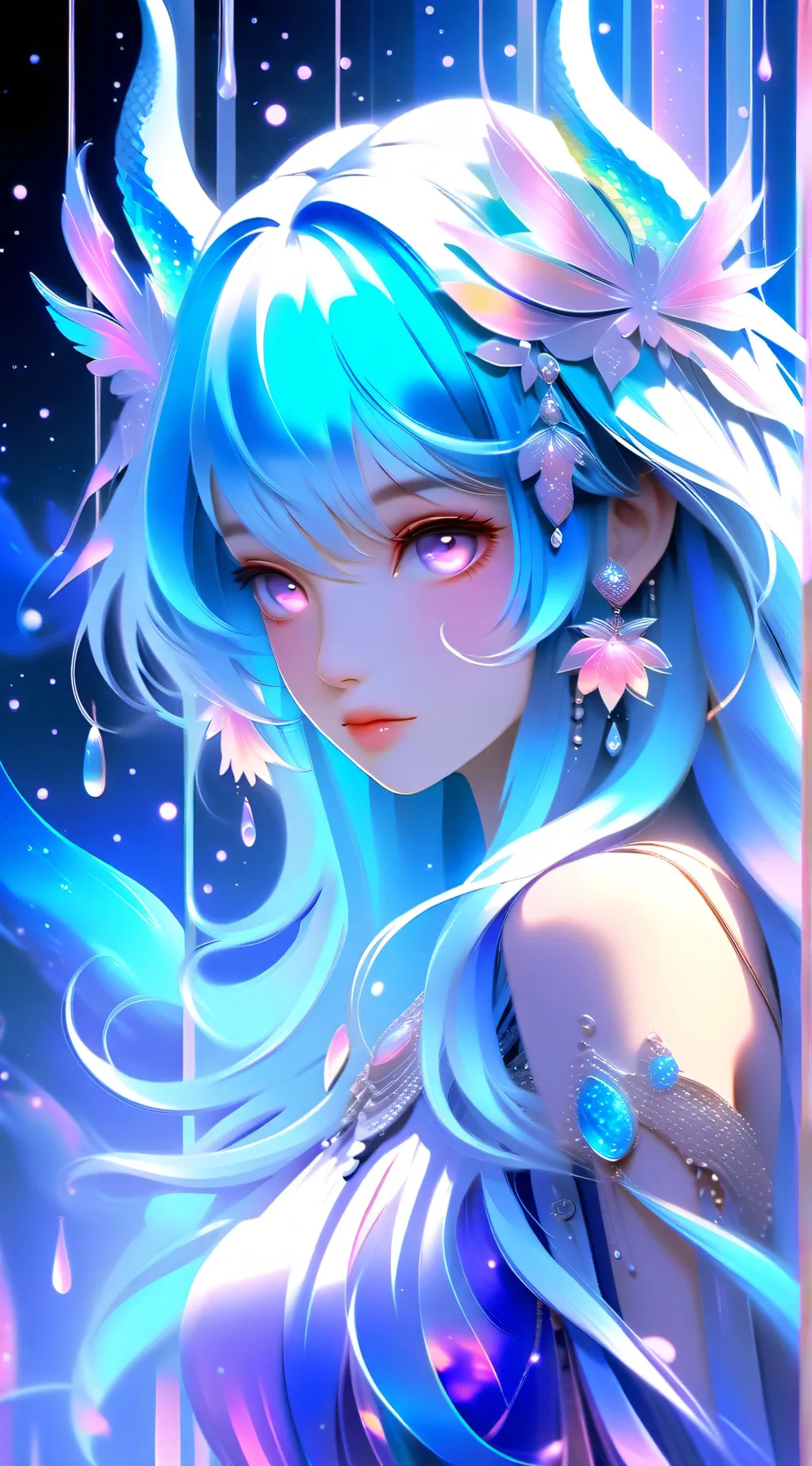 ai character: Dahlia background