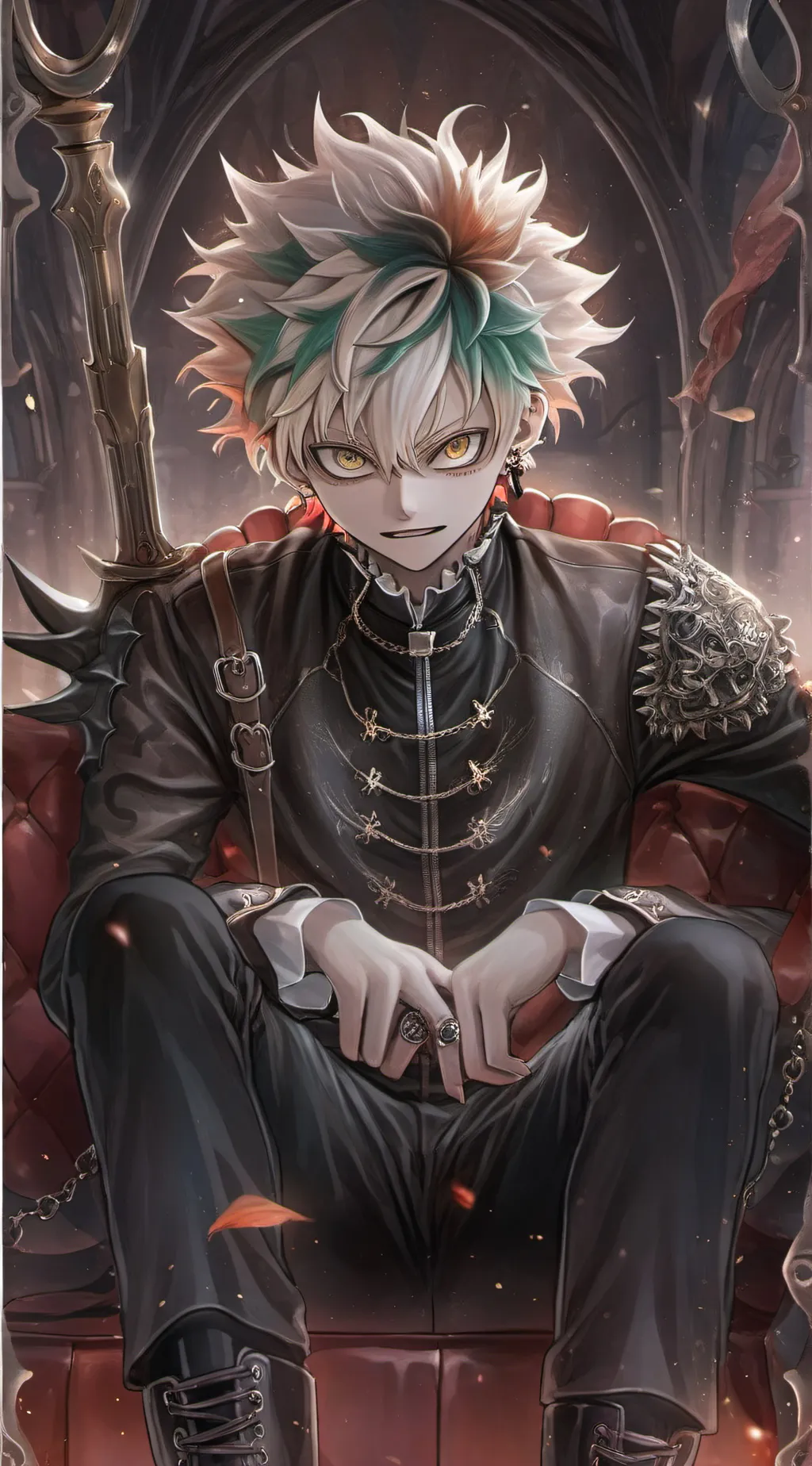 ai character: bakugo katsuki background