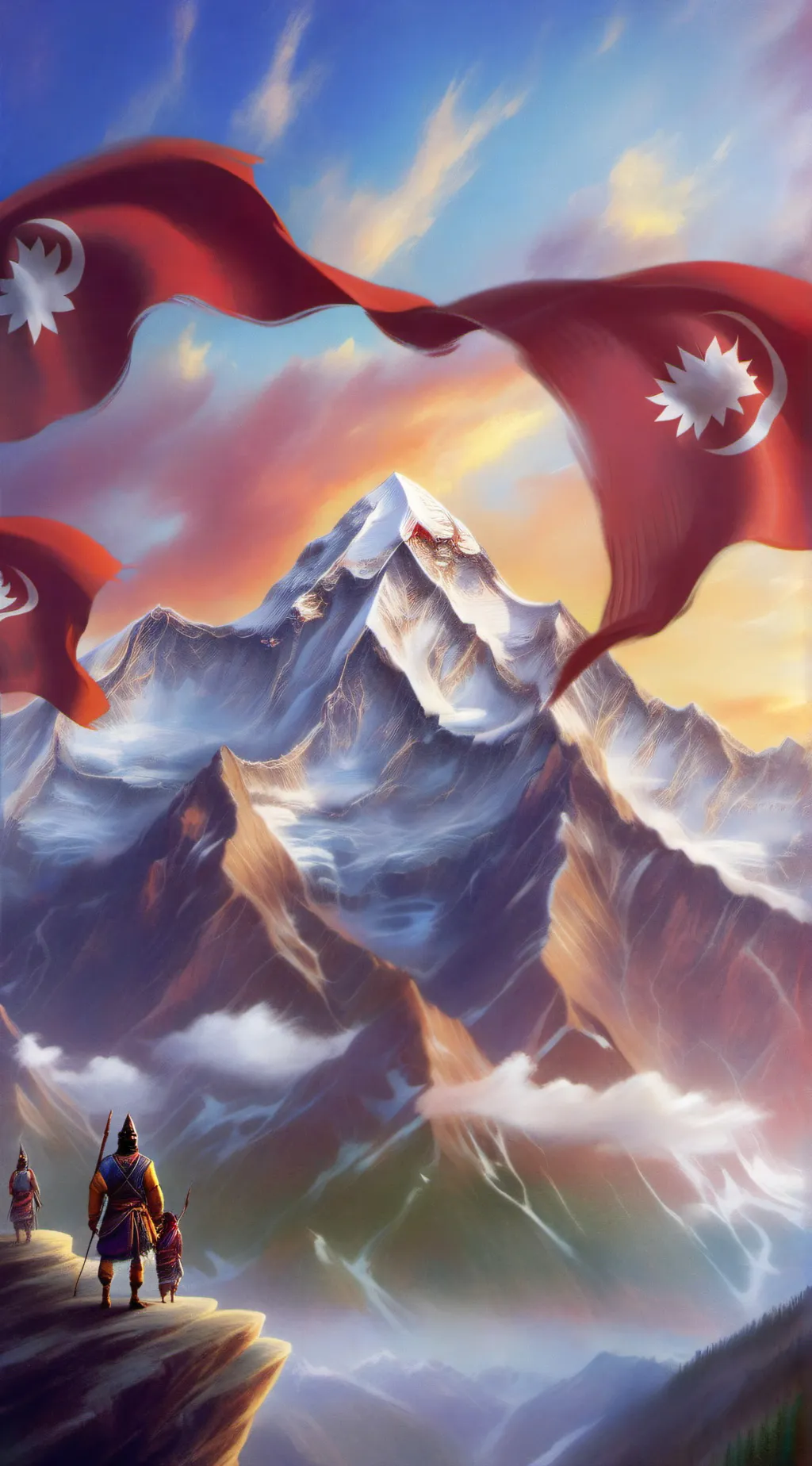 ai character: gorkha and nepal background