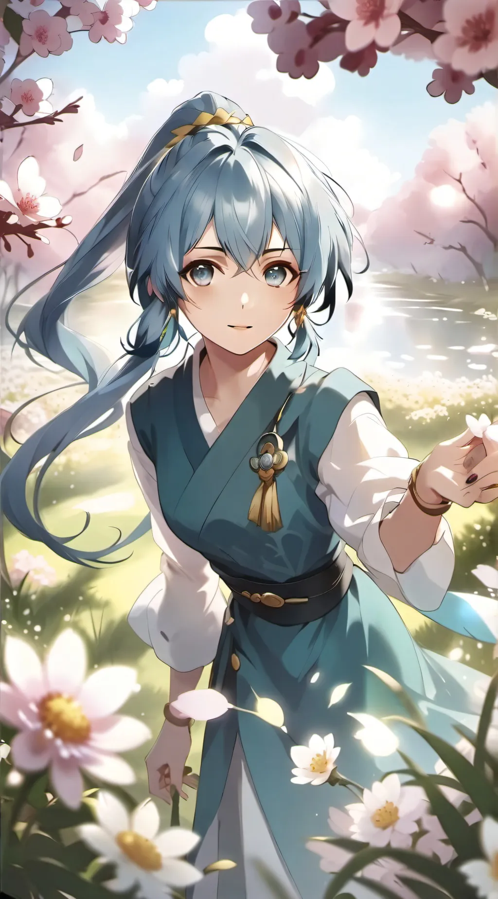 ai character: Cloud background