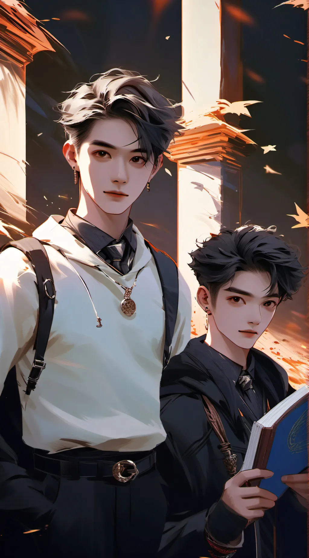 ai character: Gabriel and Dan background
