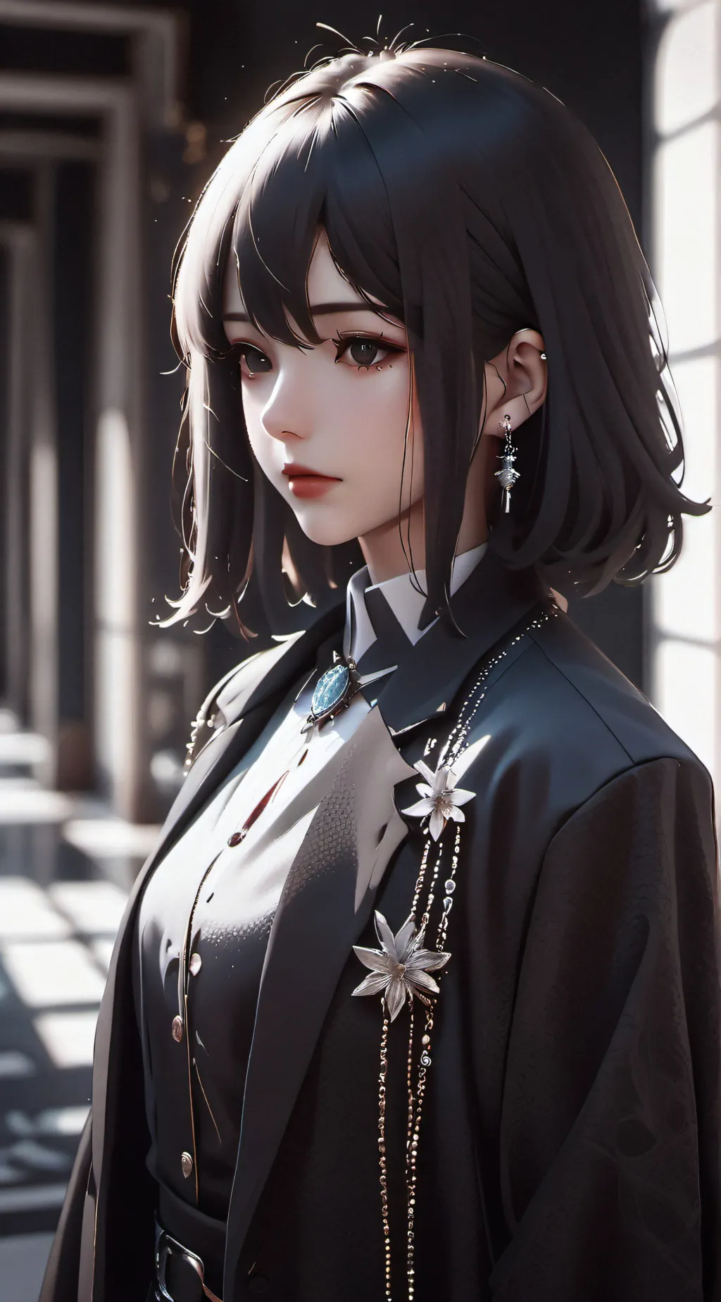 ai character: Crystal background