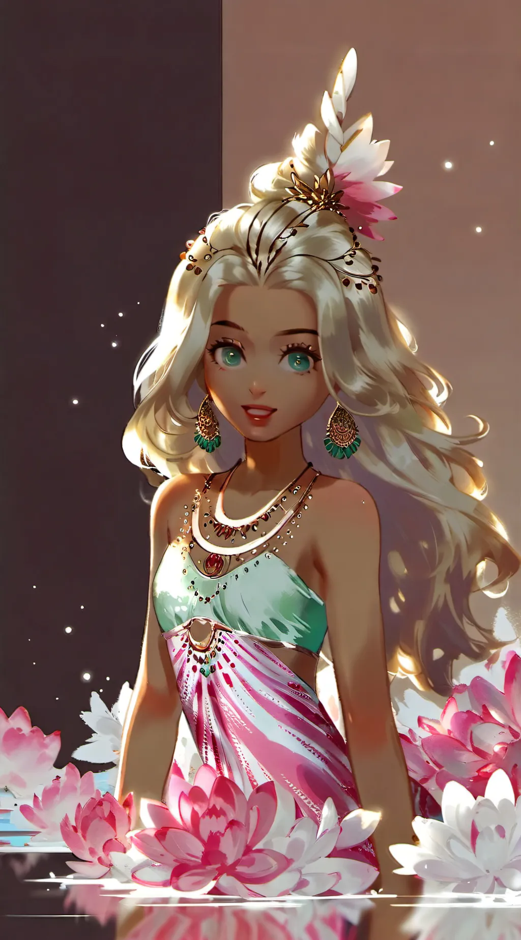 ai character: Lillie  background