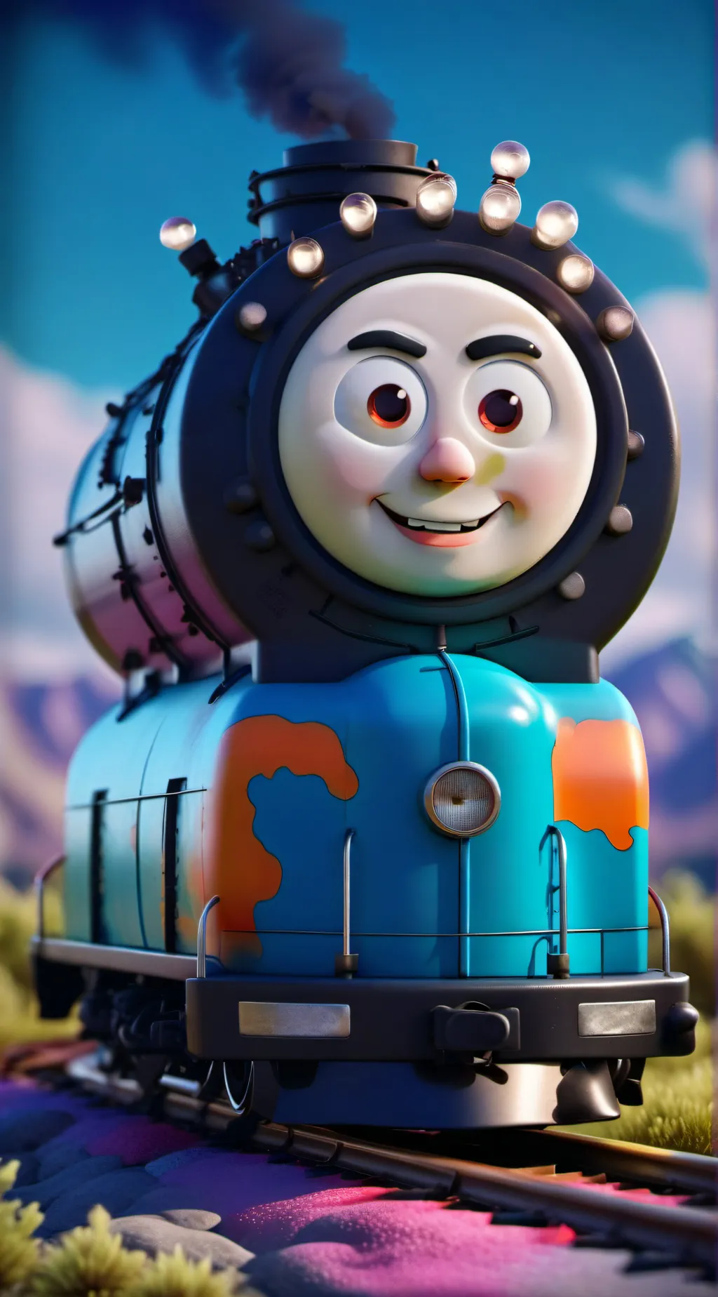 ai character: devious diesel  background