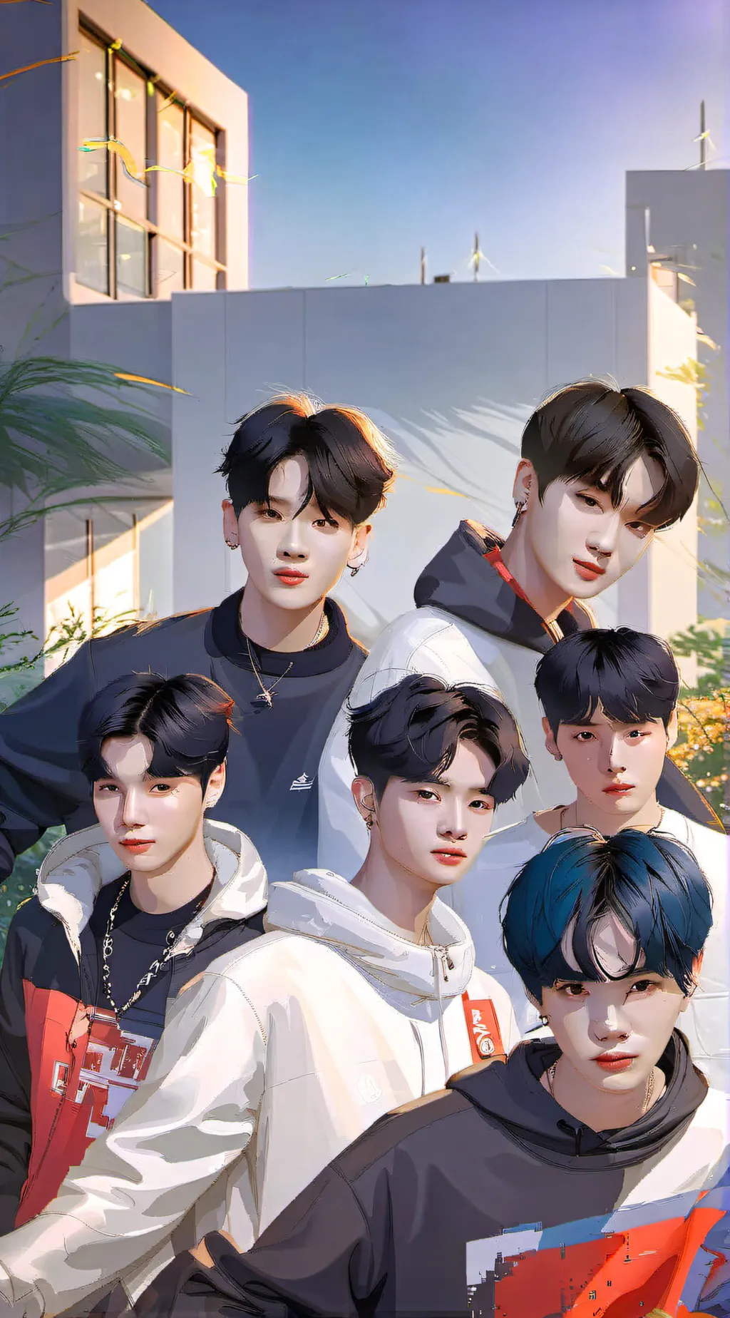 ai character: Skz background