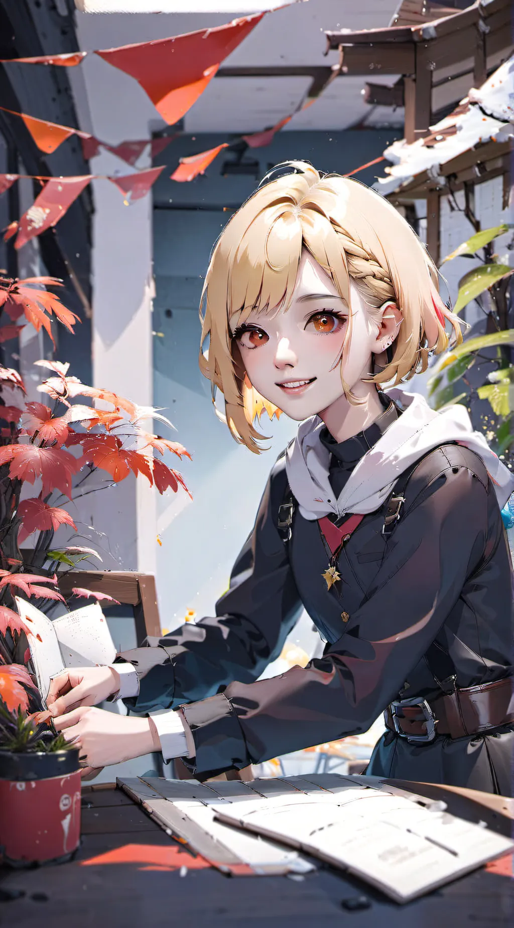 ai character: Alma  background