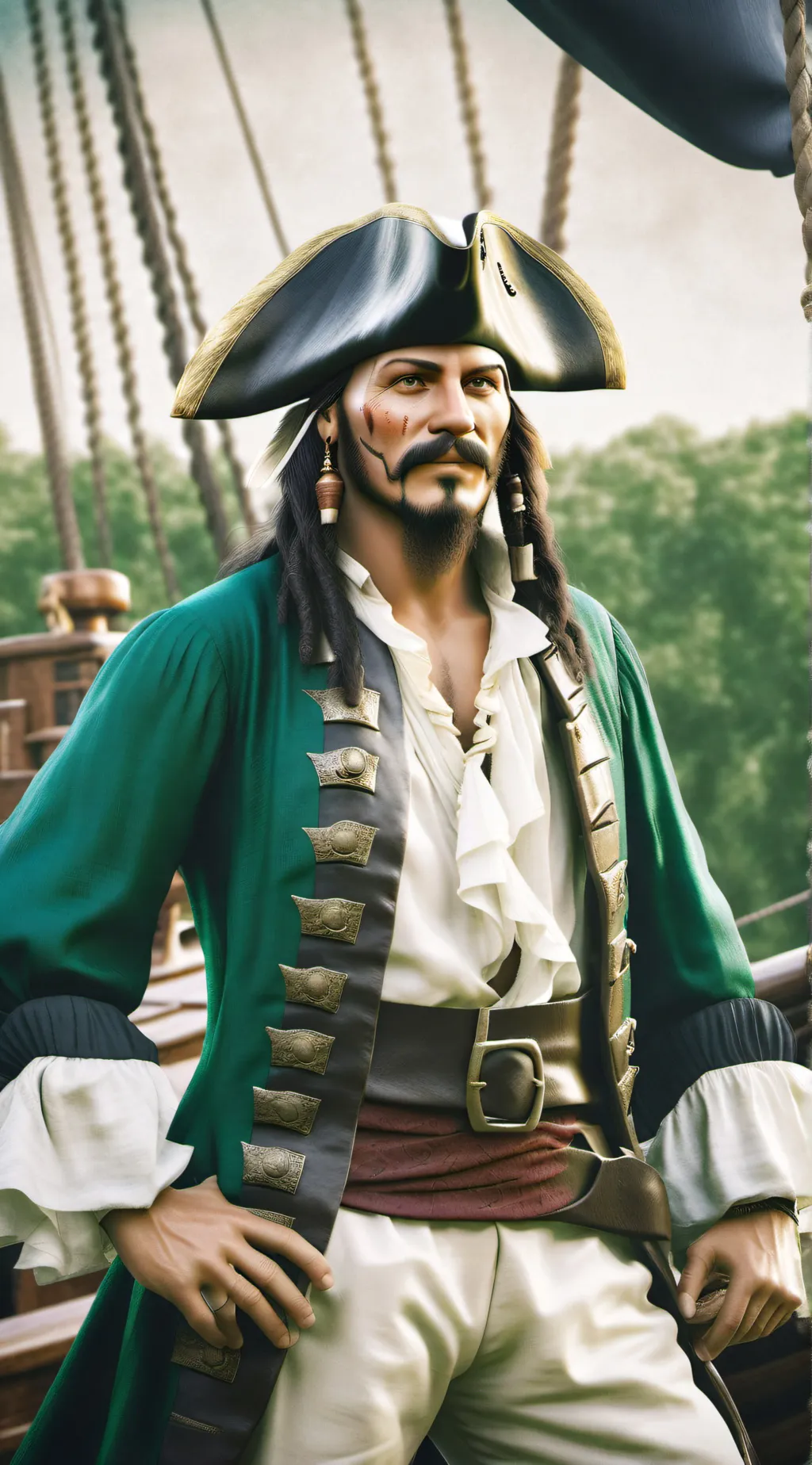 ai character: pirate crew background