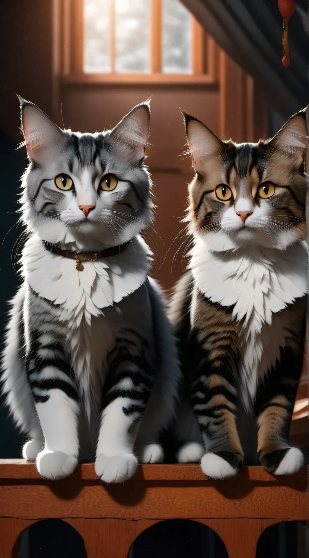 ai character: Mama's cat background
