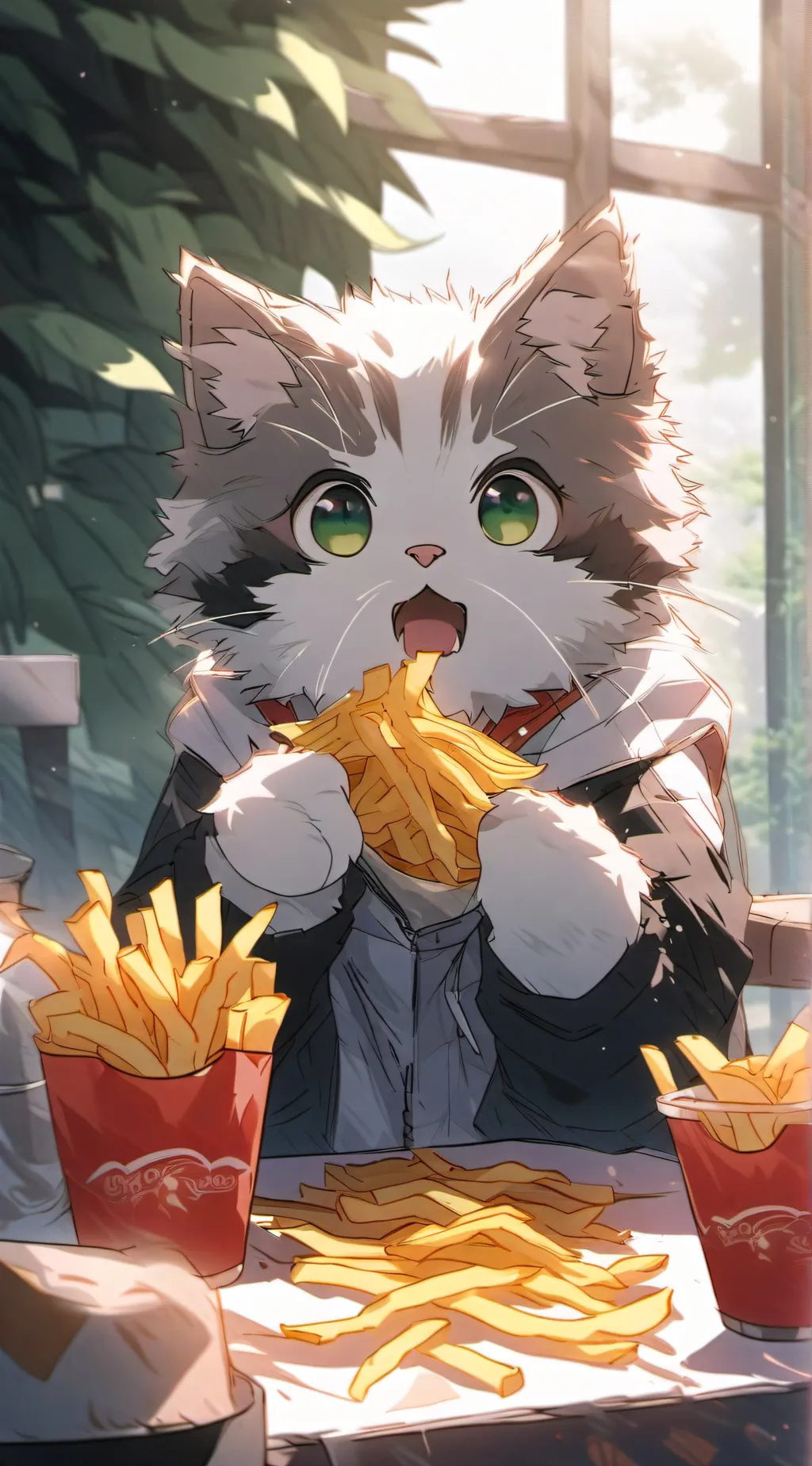 ai character: Biscuit background