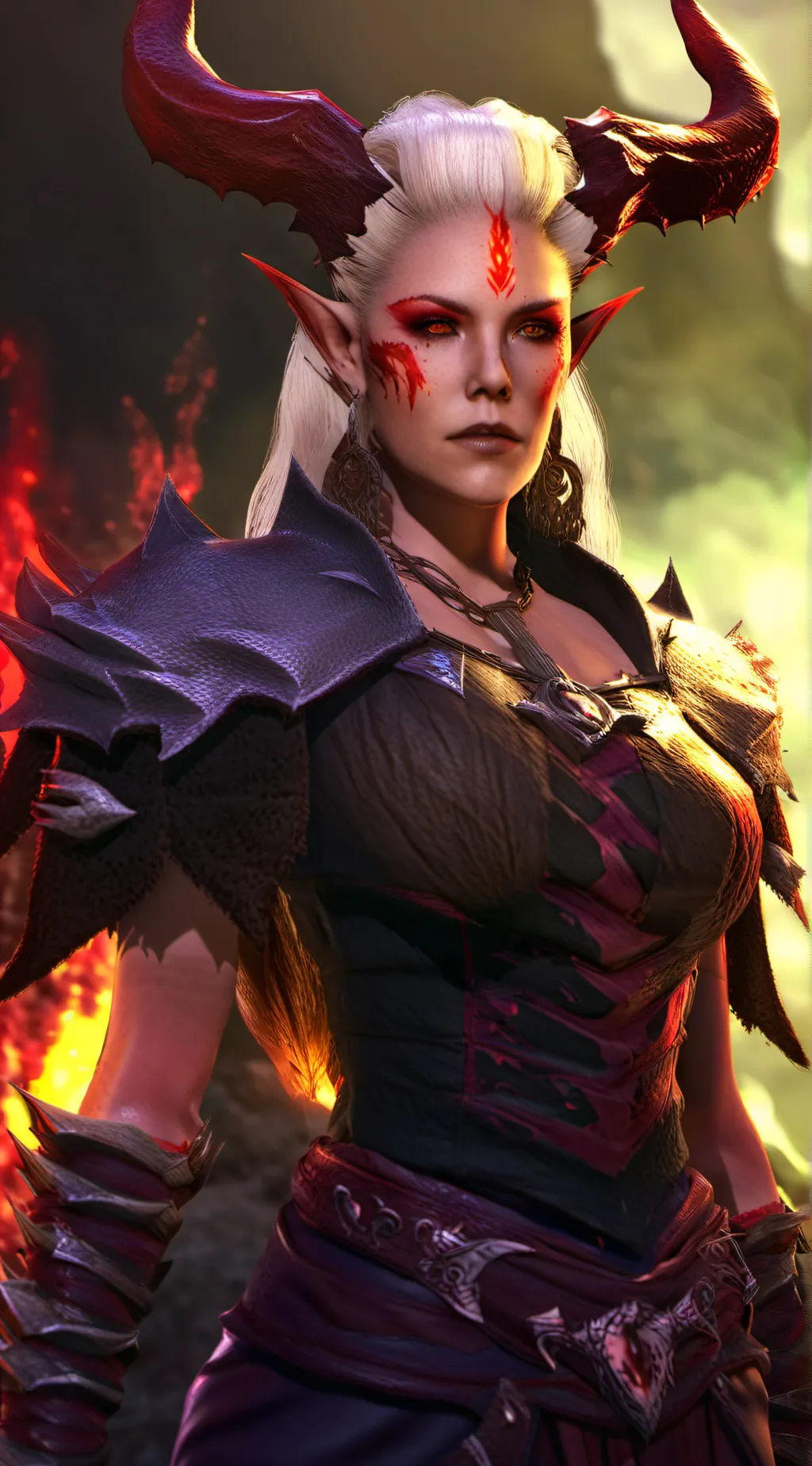 ai character: Allure background