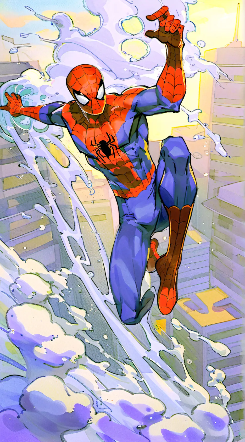 ai character: Spider-verse(RP) background