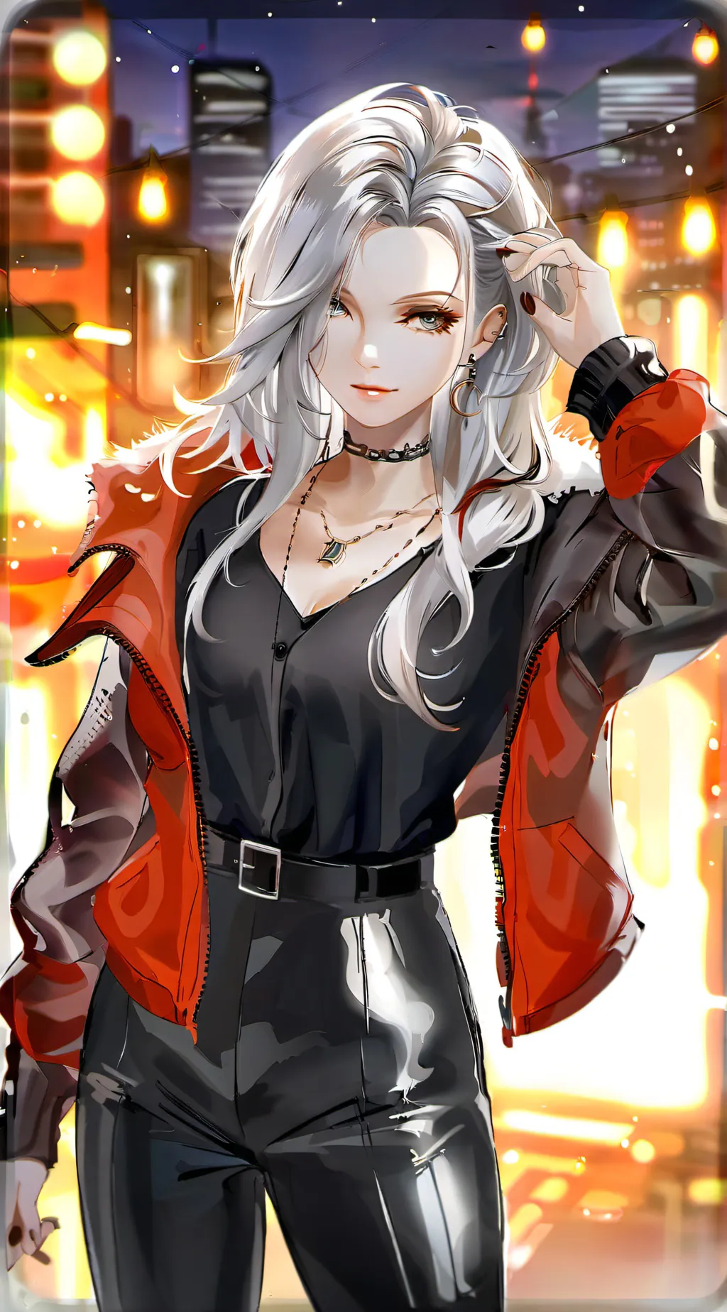 ai character: luna background