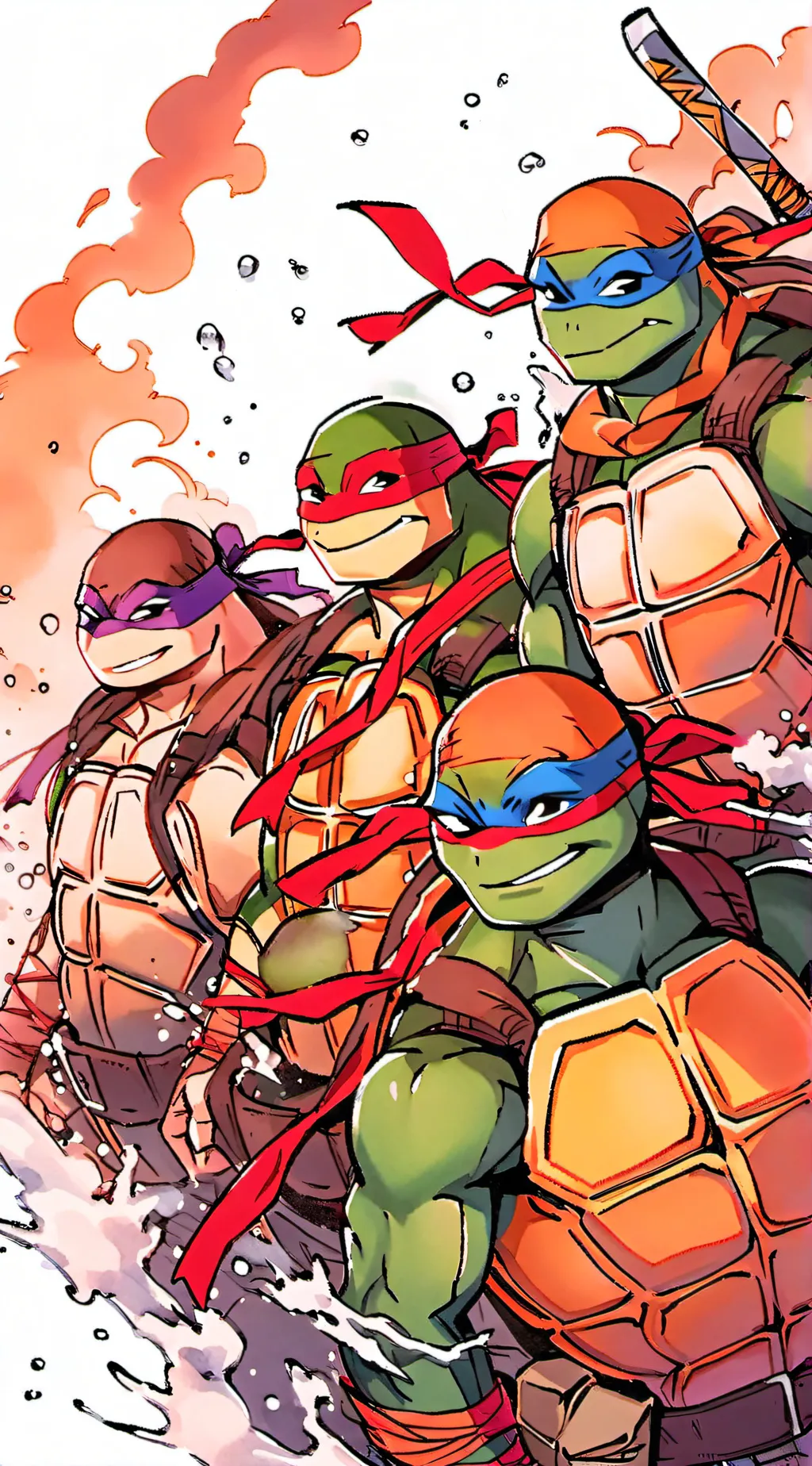 ai character: tmnt but my own au background