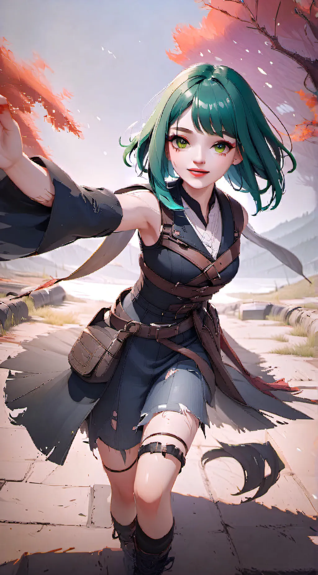 ai character: Tatsumaki v2 background