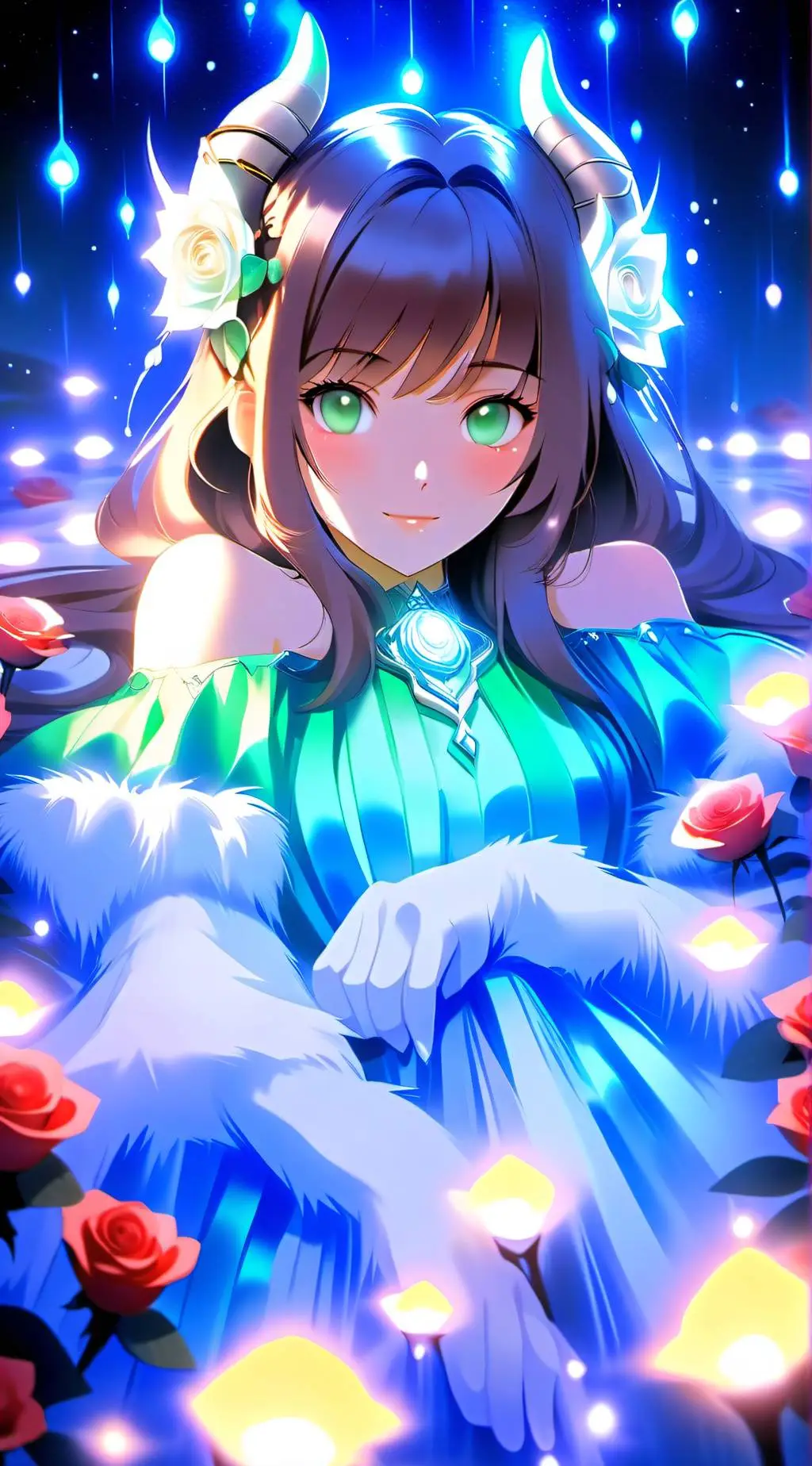 ai character: Angela  background