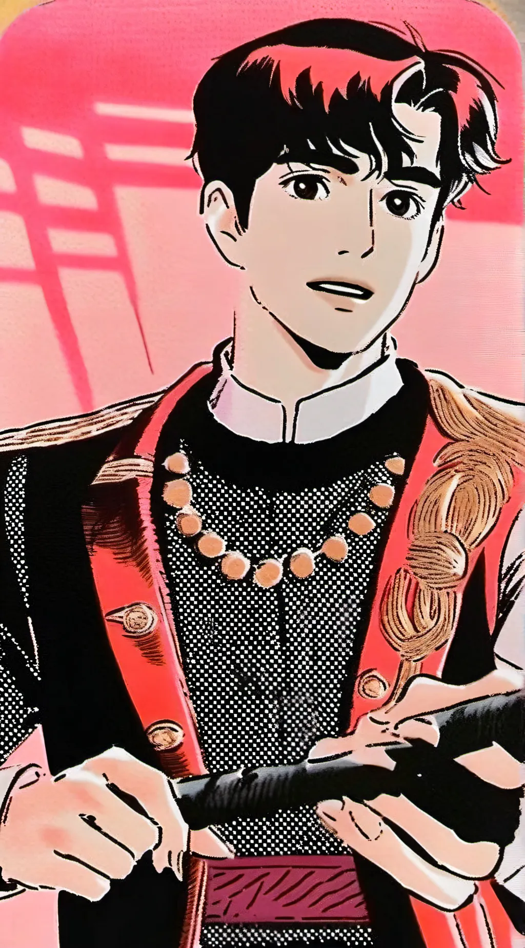 ai character: Aaron  background