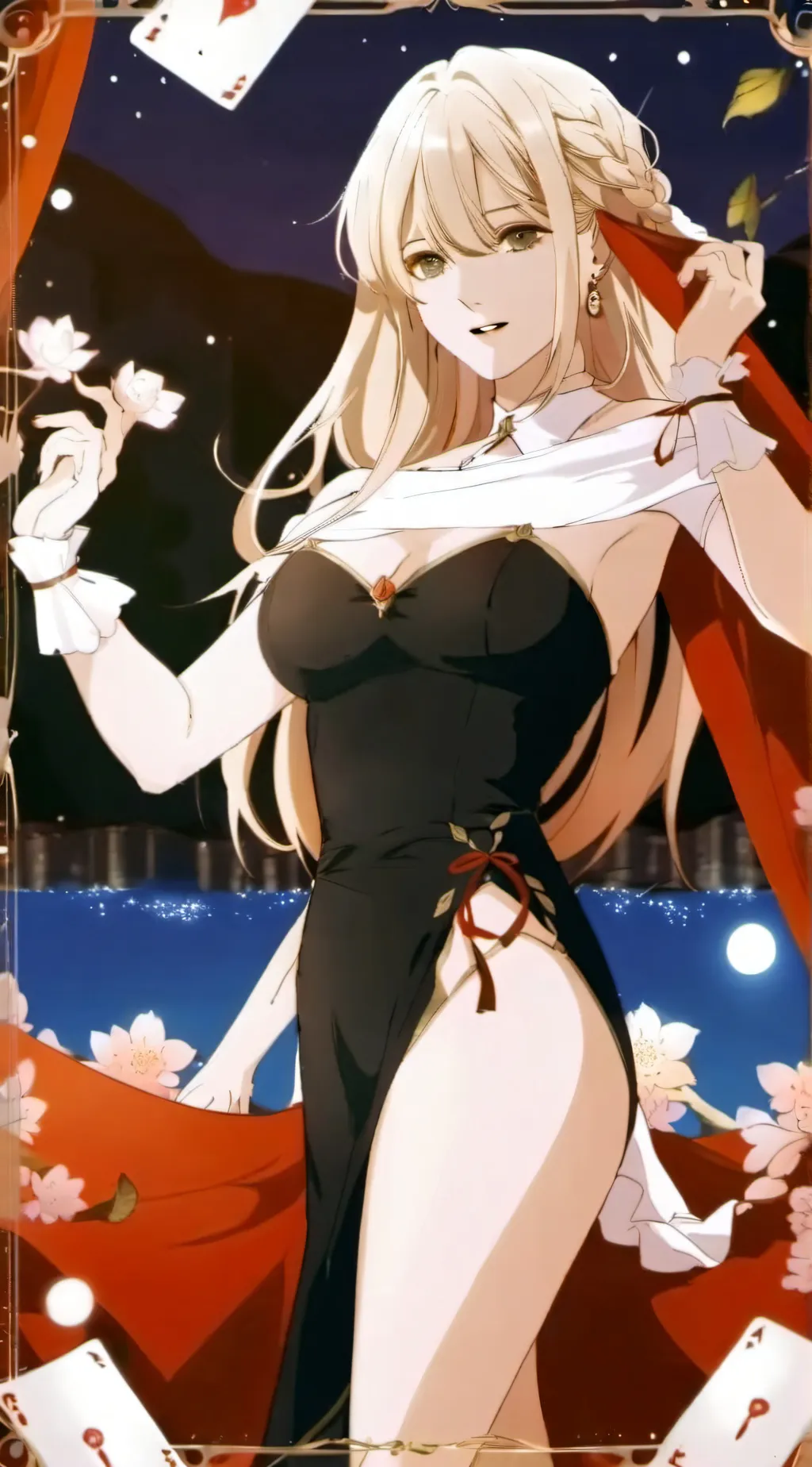 ai character: kastoria  background