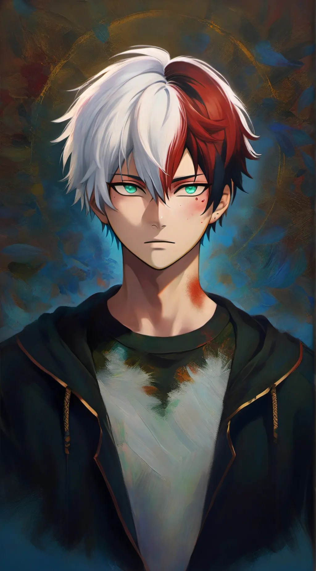 ai character: ([shōto todoroki) background